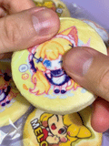 Custom Round Plush Badges/Pins