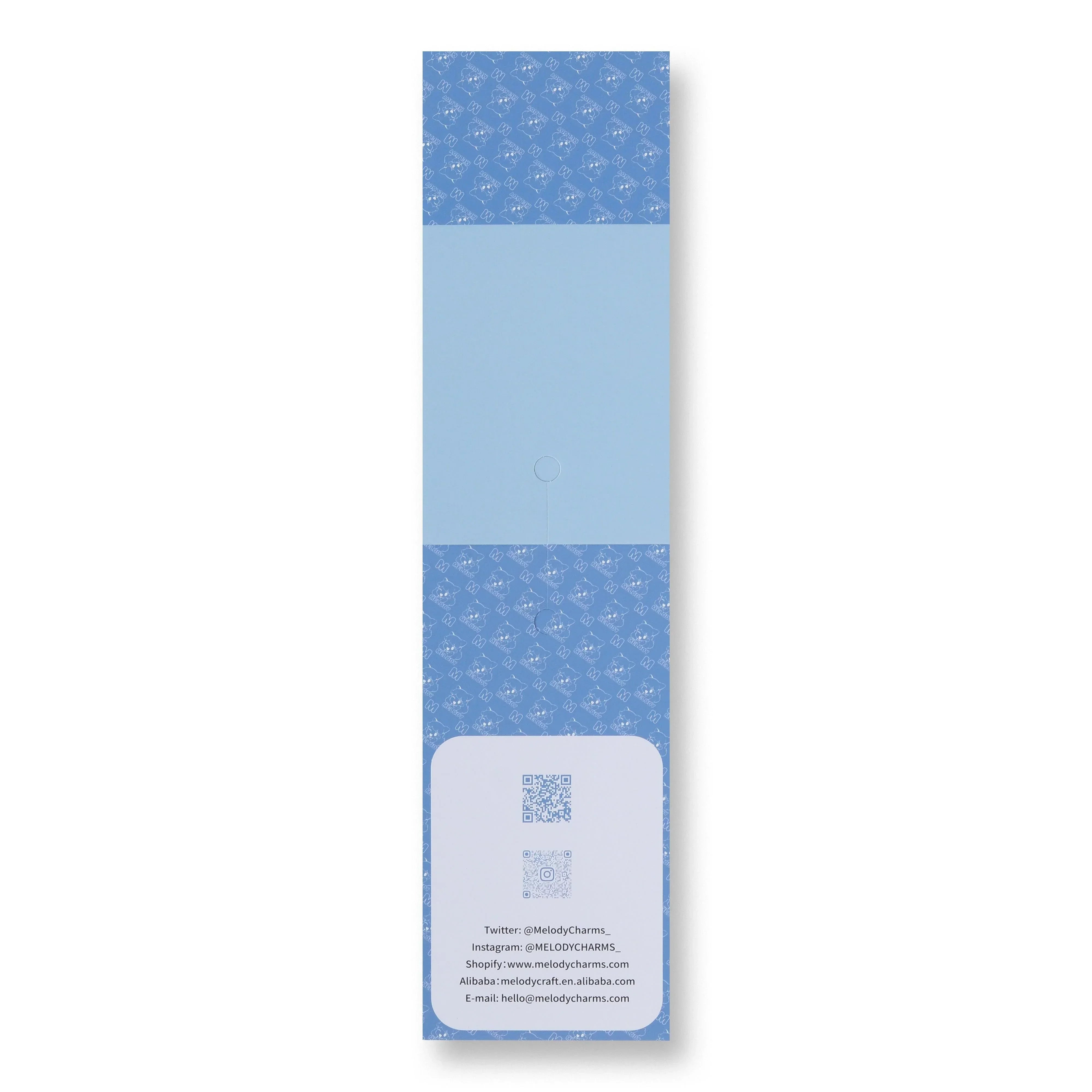 Custom Keychain Backing Cards - Melody