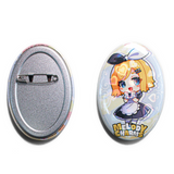 Custom Oval Button Badges