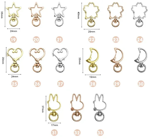 Custom Clear Acrylic Keychains - Melody