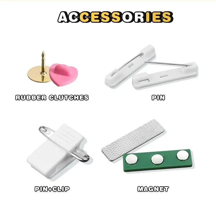 Custom Clear Acrylic Pins