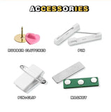 Custom Clear Acrylic Pins
