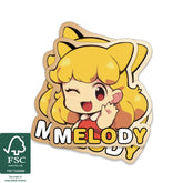 Custom Brushed Gold Stickers