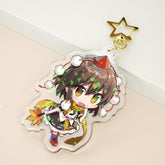 Custom Epoxy Holographic Acrylic Keychains/Charms - Melody