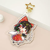 Custom Glitter Epoxy Holographic Acrylic Keychains/Charms - Melody