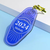 Custom Colorful Hotel Motel Acrylic Keychains/Charms