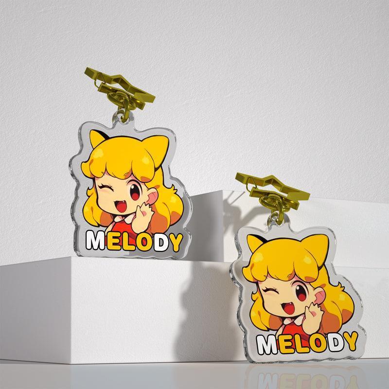 custom crystal acrylic keychains