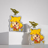 custom crystal acrylic keychains