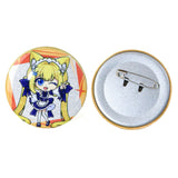 Custom Glitter/Holographic Round Button Pins/Badges