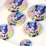 Custom Glitter/Holographic Round Button Pins/Badges