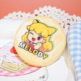 Custom Round Plush Badges/Pins