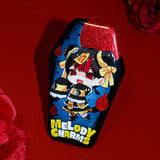 Custom Coffin Glitter/Holographic Button Badges