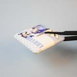 Custom Square PU Leather Button Badges