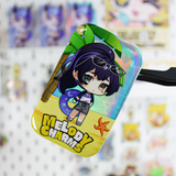 Custom Rectangle Glitter/Holographic Button Badges