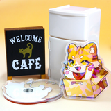 Custom Clear Acrylic Fridge Magnets