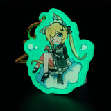 Custom Glow In The Dark Acrylic Keychains/Charms