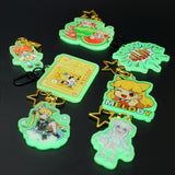Custom Glow In The Dark Acrylic Keychains/Charms