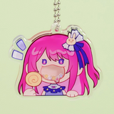 Custom Crystal Acrylic Shaker Keychains/Charms