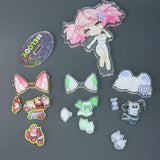 Custom Magnetic Dress-Up Acrylic Standee