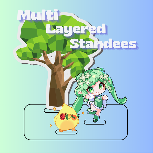 How to order multi layered standees?
