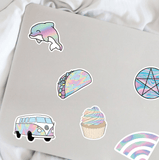 Custom Holographic Stickers - Melody