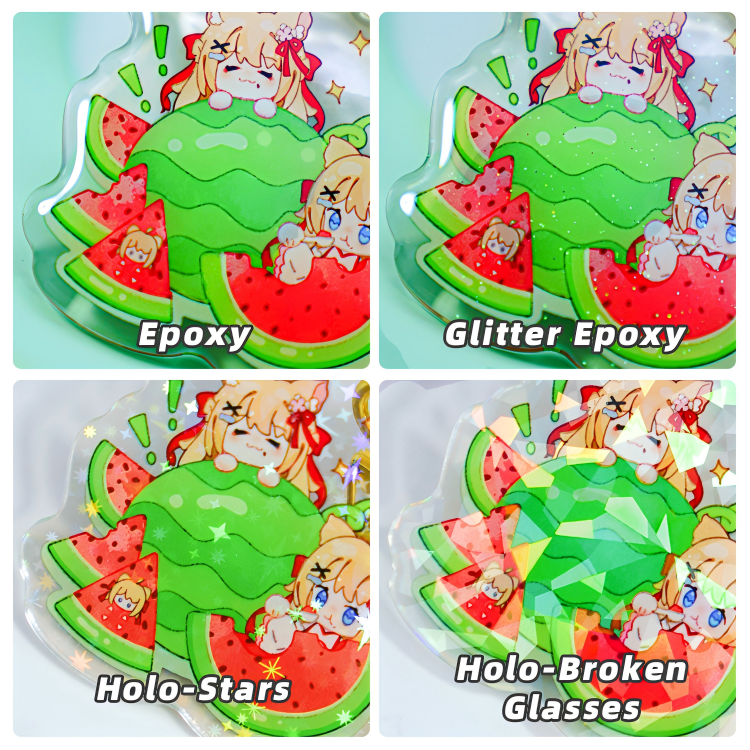 Custom Epoxy Acrylic Keychains/Charms – MelodyCharms