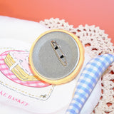 Custom Round Plush Badges/Pins