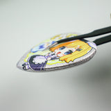 Custom Heart Glitter/Holographic Button Badges