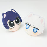 Custom Plush Head Button Pins/Badges