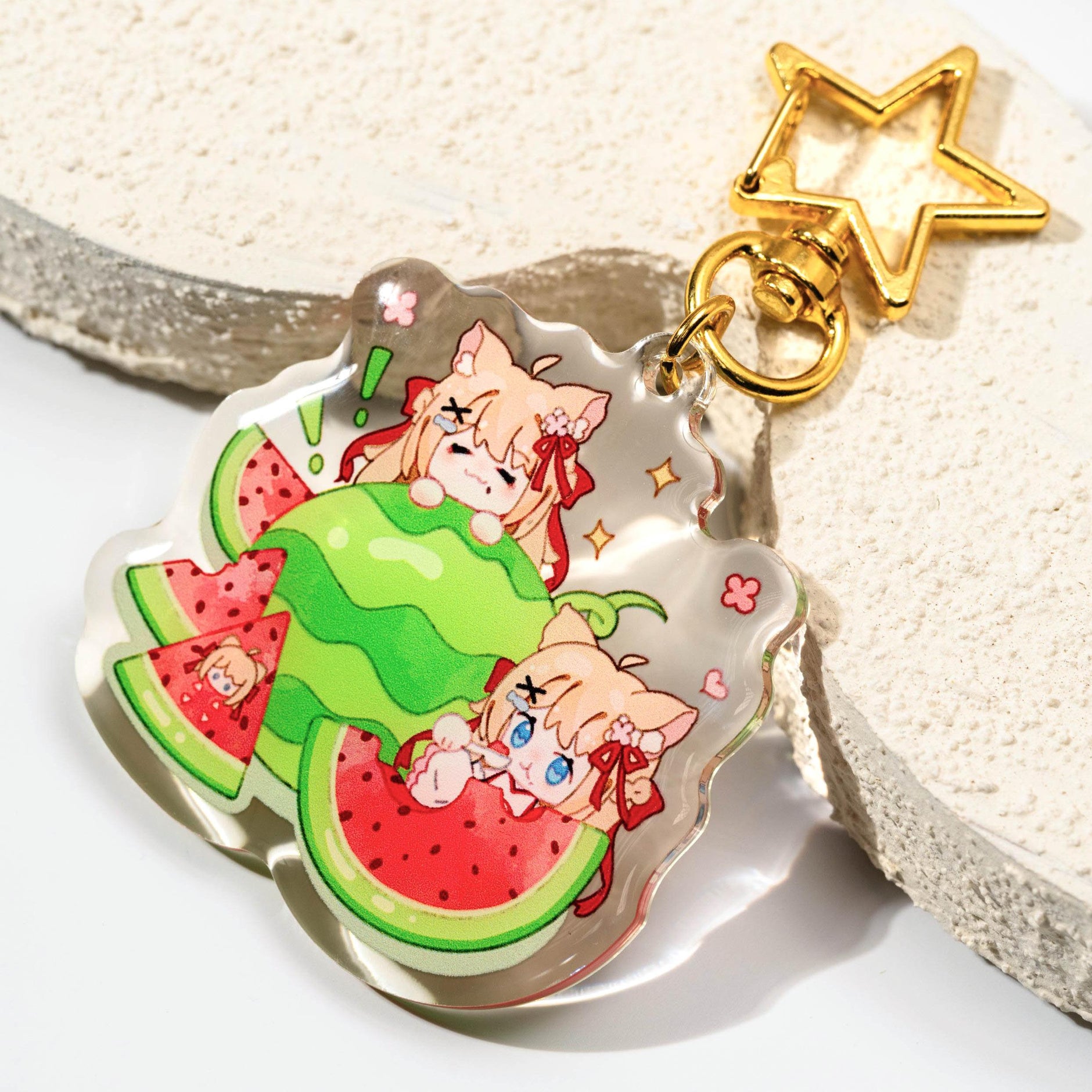 Clear Acrylic Keychains – MelodyCharms