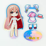 Custom Magnetic Dress-Up Acrylic Standee